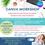 Canva Training Workshop Advert