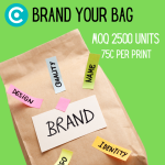 Brand Your Bags. Small MOQ required. Be Eco conscious